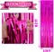 4 Pack Fuchsia Foil Fringe Curtain Backdrop Photo Booth Props
